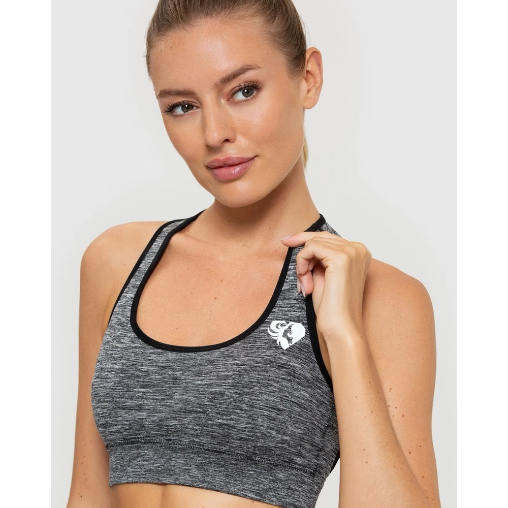 Women's Best Grey Marl Athletic Move Seamless Sports Bra